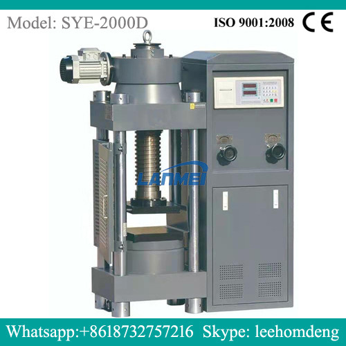 Mesin ujian tekanan konkrit 2000kn