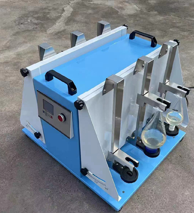 Shaker corong pemisah menegak makmal
