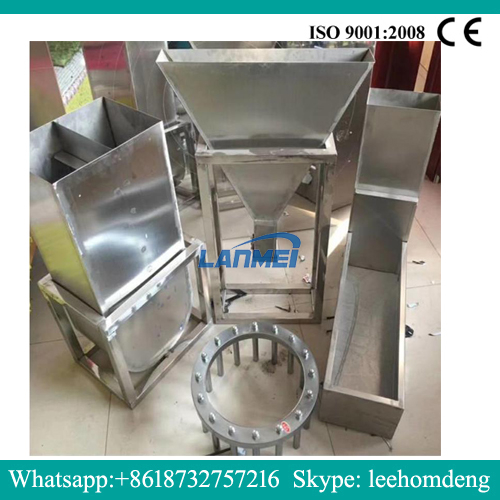 Corong berbentuk V, alur berbentuk U, kotak berbentuk L, J-ring