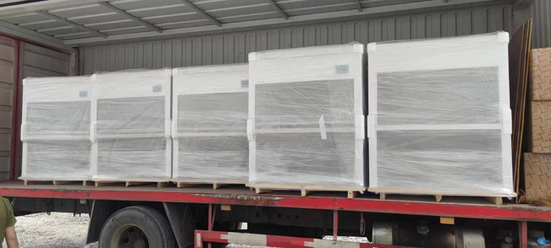 Pembungkusan kabinet aliran laminar menegak