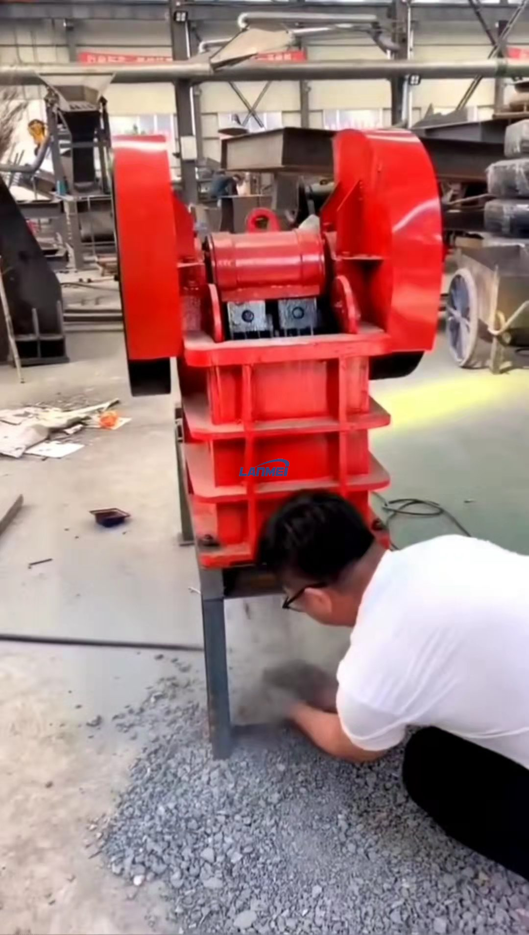 Crusher batu mini